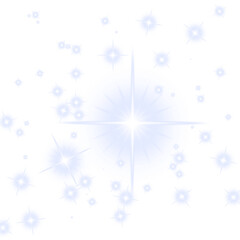 Obraz premium Captivating ethereal light bursts and sparkling starbursts create a magical, celebratory atmosphere perfect for holiday and event designs
