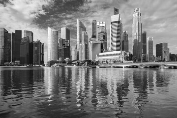Fototapeta premium Singapore's downtown ⁩⁦Gardens by the Baydiverse collection plantsthat hail 