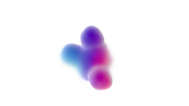 Colorful Metaballs Animation Loop Background