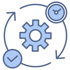 Responsiveness Blue Icon