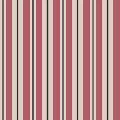 Vintage-inspired vertical stripe pattern in soft pink, cream, and black, evoking a retro, playful, and nostalgic aesthetic.