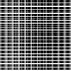 black and white plaid checkered cloth tartan pattern vector seamless