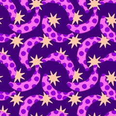 Summer fruit seamless banana pattern for fashion textiles and wrapping paper and kids and party wrapping paper
