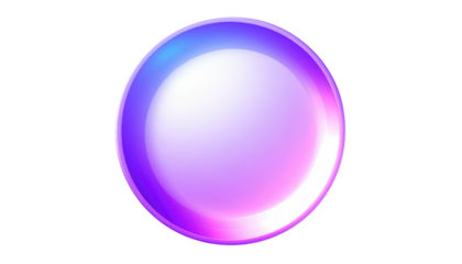 Luminous, circular gradient shifts from white to violet to blue. Black background
