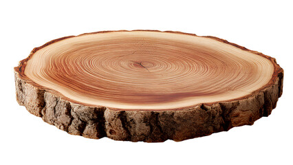 Natural Wooden Tree Slice with Bark – Rustic Wood Round for Crafts and Decoration