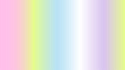 Horizontal vector rainbow gradient background in pastel tones. Perfect for posters, invitations, packaging, social media, business cards, templates, and festive designs.