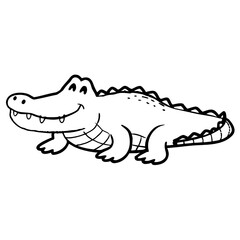 illustration of a crocodile