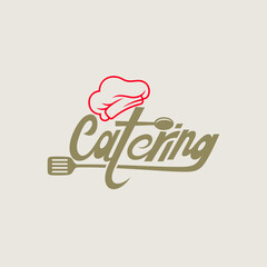restaurant logo with professional chefs and very delicious food