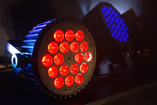 LED lighting equipment for the concert and show in the store - Powered by Adobe