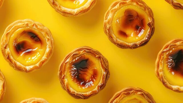 Yummy pastries with flaky crust and golden-brown topping.