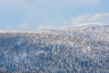 冬のオロフレ峠