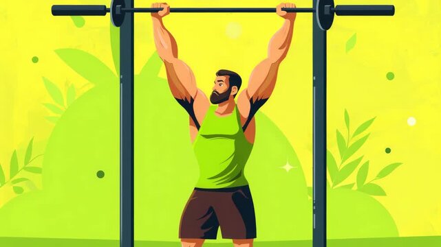 An d man lifting weights in the gym