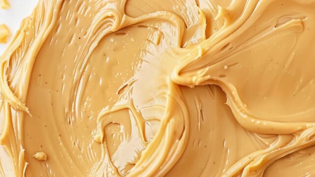 A creamy and spreadable peanut butter in a soft texture, suitable for various recipes like sandwiches or cookies.