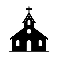 church with plus symbol vector illustration