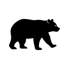silhouette of a bear