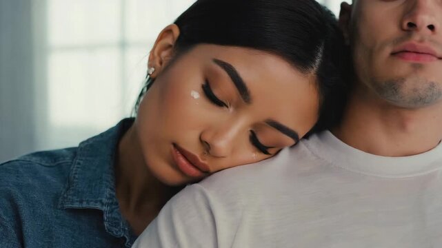 An Intimate Moment of Emotional Surrender