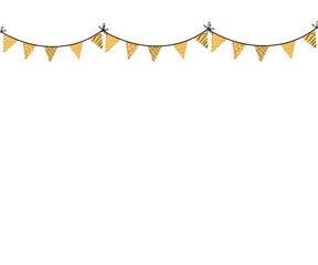 Celebrate with festive party bunting, perfect for birthday decorations and special occasions, adding a cheerful touch to any event with cheerful decorative pennants