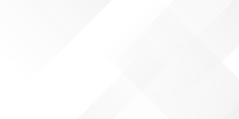 White abstract background with line pattern, banner design. Vector 16:9