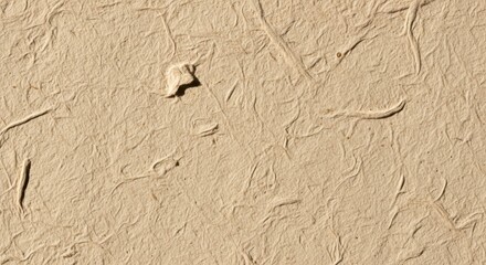 Close Up Texture of Light Brown Woven Paper Material	