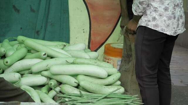 Unveiling the Freshness - A Journey into the World of Vegetable Selling - Powered by Adobe