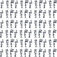 Small primitive animal figures form the background.