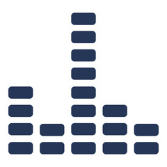 Vector Isolated Basic Icon - Equalizer
