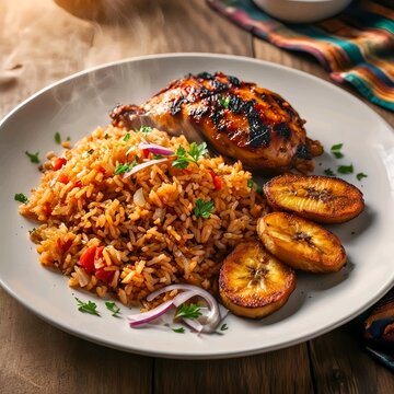 Jollof Rice  Traditional Ghanaian Spiced Rice Dish