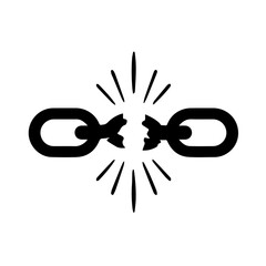 Broken Chain Symbol