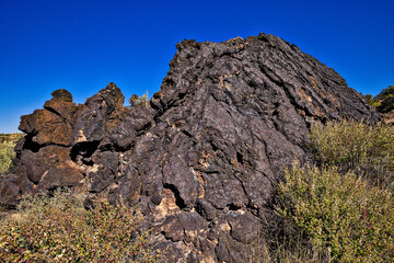 Valley of Fires lava field is considered one of the youngest lava flows in the United States, with the various formations created around 10,000 years ago.