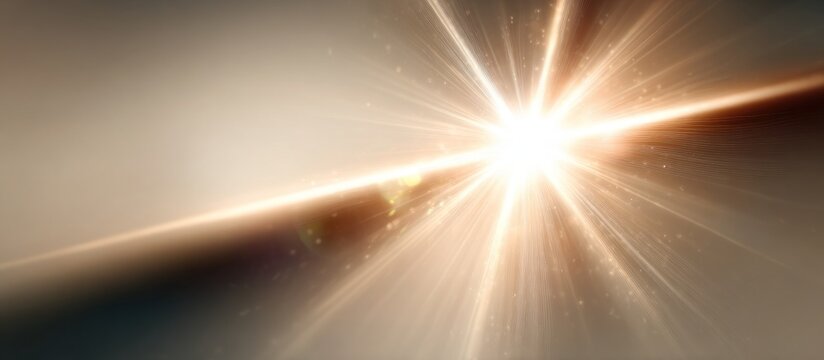 Bright Sunburst Light Flare Effect. - Powered by Adobe