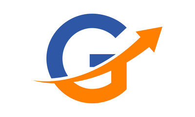 Modern Letter G Finance Logo