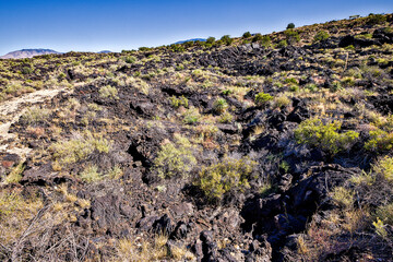 Valley of Fires lava field is considered one of the youngest lava flows in the United States, with the various formations created around 10,000 years ago.