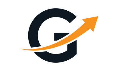 Modern Letter G Finance Logo