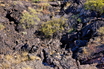 Valley of Fires lava field is considered one of the youngest lava flows in the United States, with the various formations created around 10,000 years ago.