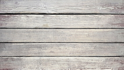 Obraz premium White wooden horizontal planks texture board background.