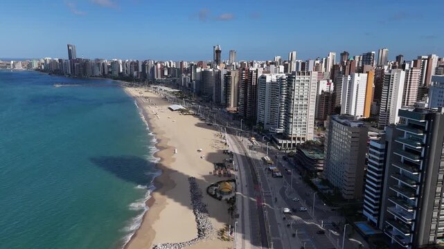 Beira mar de Fortaleza Cear&aacute;