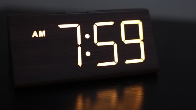 Clock Changes Time To 8 AM