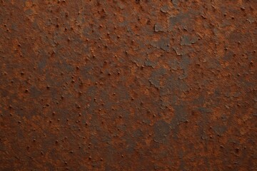 Rusted grunge metal plate with oxidized scratches and peeling paint high detail texture