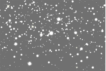 vector illustration of snow fall.