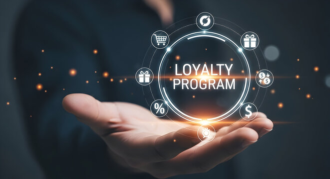 Boost customer loyalty with engaging rewards program digital marketing graphics