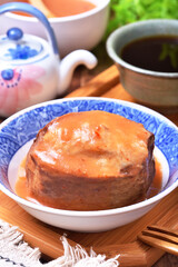 Ah Gei is a famous snack of Danshui in Taiwan. 