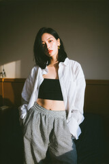 solid color background model