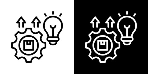 Product Development Icon Of Line Black And White Style 