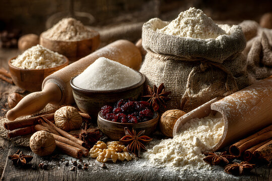 Christmas baking Ingredients