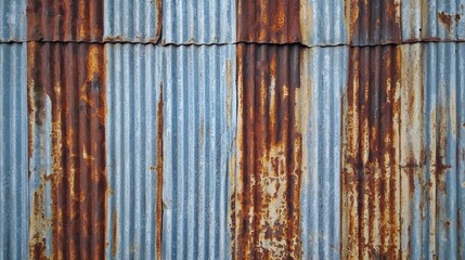 Unique background featuring a beautiful interplay of rust and zinc elements.