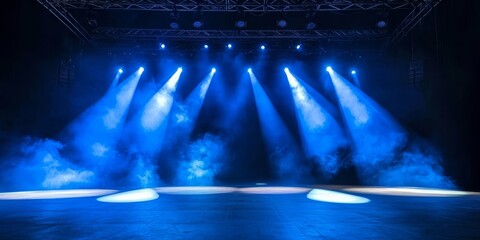 Captivating lighting effects enhance the concert atmosphere.