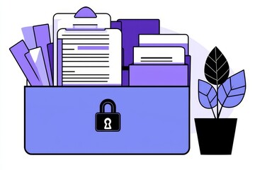 Organizing documents: a vital step in data security.