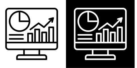 Budget Dashboard  Icon Set White Style Collection
