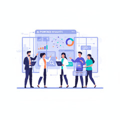 business people working together