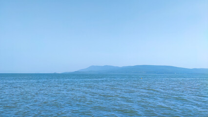 beautiful view at dighi jetty in maharashtra in india.